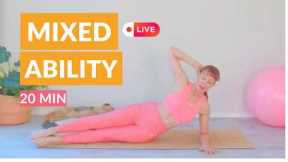 20 Minute Mixed Ability Pilates - Whatever your level, this is for you!