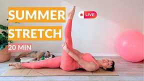 Summer Stretch: 20 Minute Pilates & Stretch for Midlife Women