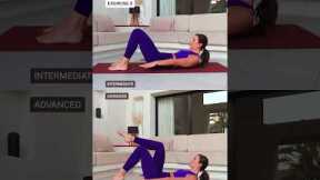 Choose Your Level for My 5 Min Summer Abs Workout (No equipment) 🔥 #pilates #absworkout #summer