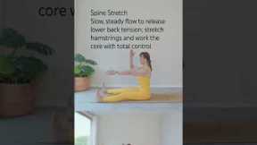 Release Lower Back Tension with this Pilates Exercise #girlwiththepilatesmat