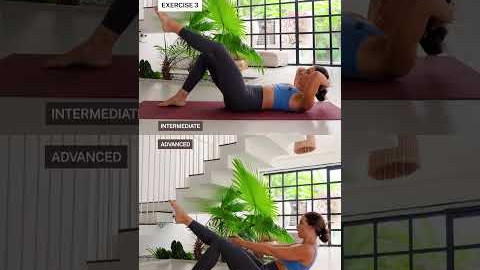 My 5-Min Morning Burn Belly Fat Workout ☀️ #pilates #bellyfat @LillySabri